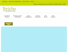 Tablet Screenshot of jerichocounselling.com